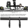 20CM Carbon Tube Bicycle Handlebar Extender Bracket Mount Bike Headlight