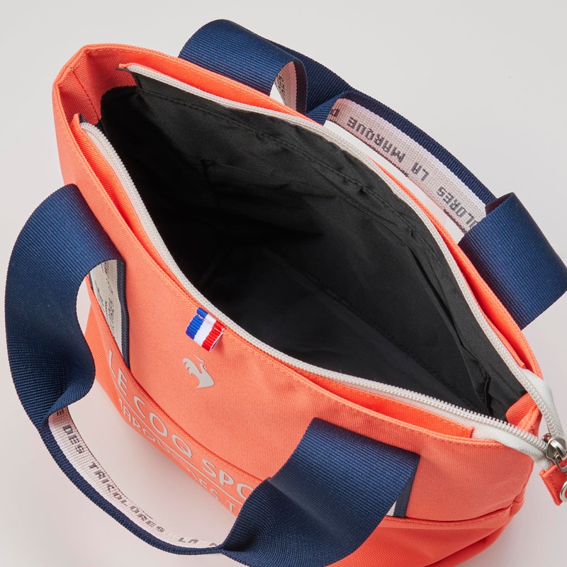 Coq Sportif QQCXJA43 Mini Tote Bag, Logo Tape Design, Cart