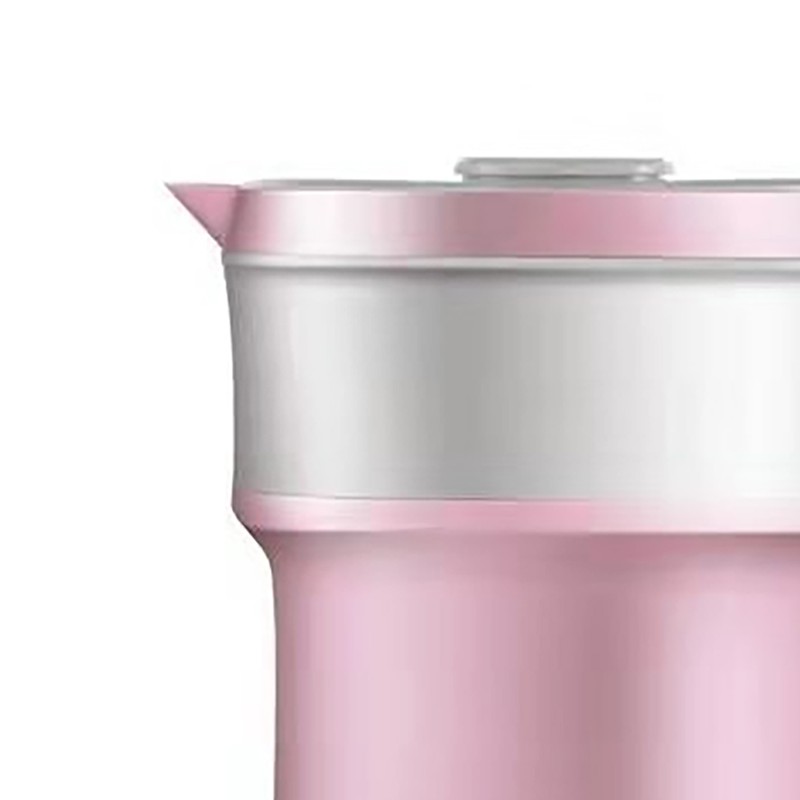 ‑ Foldable Electric Kettle 800W Silicone Portable Collapsible Thermostatic Control