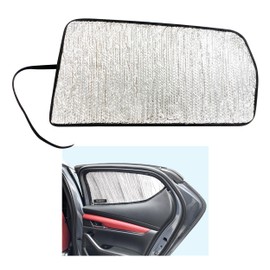 Side Window Rear Seat 2nd Row Sunshade Custom Fit for 2019 2020 2021 2022 2023 2024 2025 Mazda Mazda3 Hatchback, UV Reflector Sun Protection Accessories (Set of 2)