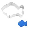 R & M Tropical Fish Tinplated Cookie Cutter, 3.5-Inch, Silver