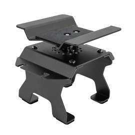 81g Aluminum RC Car Stand with Shock Holder - 12-Angle Rotating RC Maintenance Stand (Repair Station) for 1/18 TRX4M 1/24 SCX24 RC Crawler Upgrade (Black)