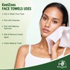 Disposable Face Towels 100 Count, Biodegradable Ultra Soft & Thick