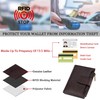 Airkit Small Wallet Women RFID Blocking Genuine Leather Bifold Compact