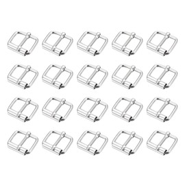 METALLIXITY Metal Roller Buckles (30mm/1.18inch) 30Pcs, Metal Belt Buckle Single Prong Belt Buckle - for Belts Bags Straps Hand DIY, Silver