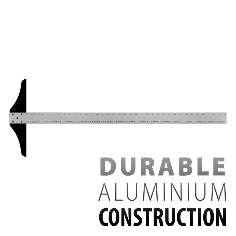 Ludwig Precision Heavy-Duty Aluminum T-Square for Art, Framing & Drafting,