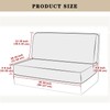 POPUBBY Motorhome Caravan Sofa Cover, Stretch Caravan Sofa Seat Cushion