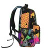 MANQINF Retro 80s 90s Backpack,Cute Bookbags Laptop Bag Shoulder Bags