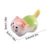 Cute Cat Chopsticks Rest,Chopstick Rests Holders Ceramic | Chopstick Rests