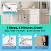 Refrigerator Ice Maker Water Line Kit - 10' Braided Stainless