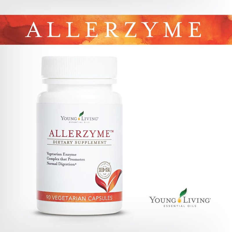 Young Living Allerzyme - 90 ct Dietary Supplement Capsules -