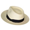 Genuine Panama Hats - Teardrop Classic Straw Fedora - Brisa