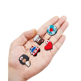 SAFITOYA 30PCS Medical Shoe Decor Charms, Doctors Nurses Themed Charms for Shoe Wristband Decor, PVC Shoe Charm Accessories for Party Favors Birthday Graduation Gifts, One Size, Polyvinyl Chloride, No