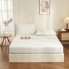 Boqingzhu Muslin Cotton Fitted Sheet 90 x 200 cm White