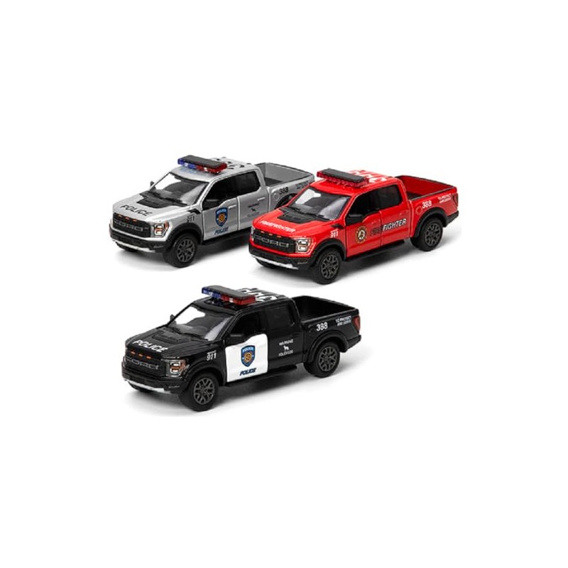 KiNSMART 2022 Ford F-150 Raptor SetOf3 1:78 Scale 3 Inch