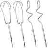 4Pcs Hand Mixer Attachments for Cuisinart, Stainless Steel Hand Mixer