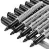 Ezzgol Permanent Markers Bulk, 72 Pack Black Permanent Marker Set,
