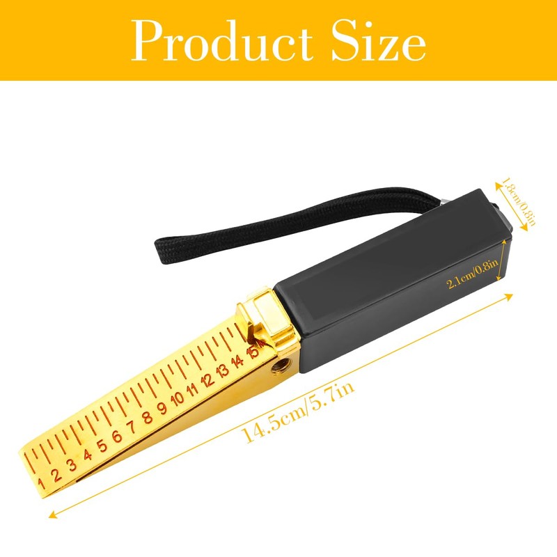 Fire Door Gap Gauge,Precision Wedge-Shaped Vernier Feeler Gauge for Engineering