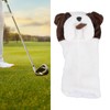 Golf Headcover, Adorable Cartoon Dog Club Head Protector Washable Plush
