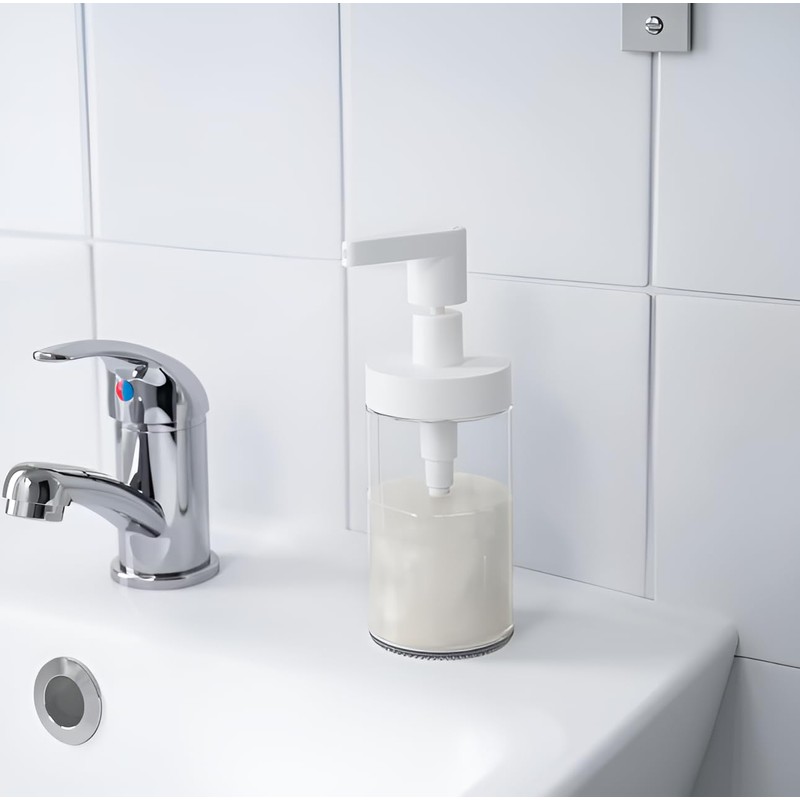 IKEA Dynamics TACKAN 2 Set of Soap Dispenser, Glass (Transparent)
