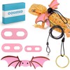 CoguZed Bearded Dragon Leash and Harness Set, Adjustable Lizard Harness