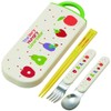 Skater TACC2AG-A Children's Antibacterial Trio Set Chopsticks Spoon Fork Harapeko