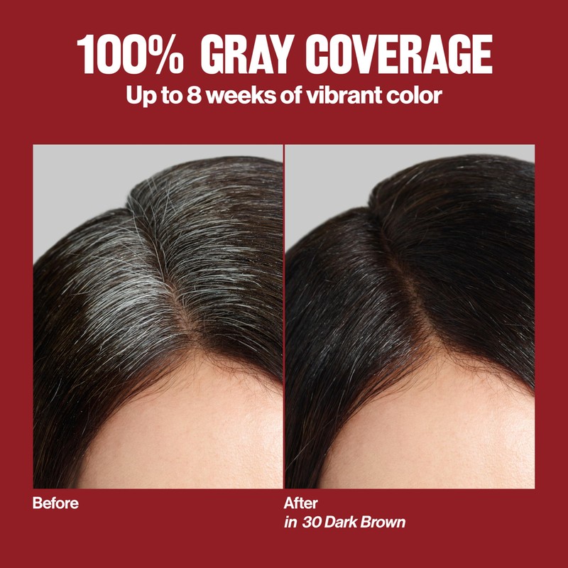 Revlon ColorSilk with Bond Repair Complex, Brown Permanent Hair Color,