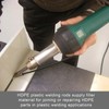 Black Plastic Stick High Density Polyethylene HDPE Plastic Welding Rod,