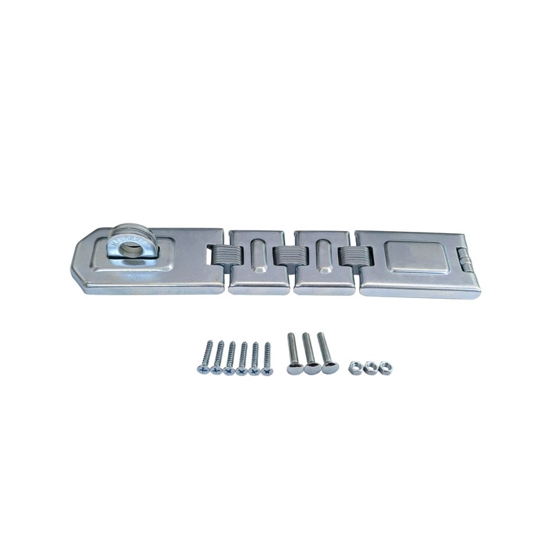 QCAA Extra Heavy Duty Concealed Safety Hasp, Flexible Link, with