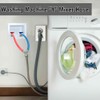 Rubber Washing Machine Y Mixer Hose Connector, Hot and Cold