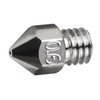 POLISI3D High Temperature Sharp Non-Stick MK8 Plated Copper Nozzle 0.6mm
