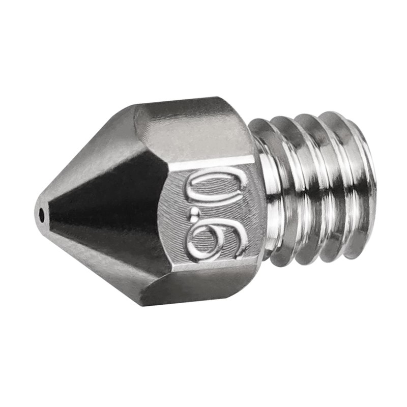 POLISI3D High Temperature Sharp Non-Stick MK8 Plated Copper Nozzle 0.6mm