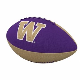 Logo Brands Washington Pinwheel Junior Size Rubber Football