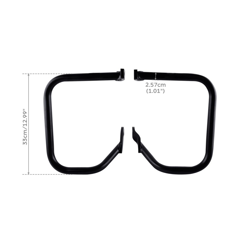 TCMT Rear Saddlebag Guard Rail Crash Bar Fit For Harley