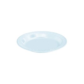 DART 6PWCR / 6PWC Disposable Foam Plate,6 in,WH,PK1000 481C49
