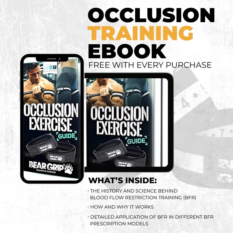 Bear Grip Occlusion training bands., Black / White, l