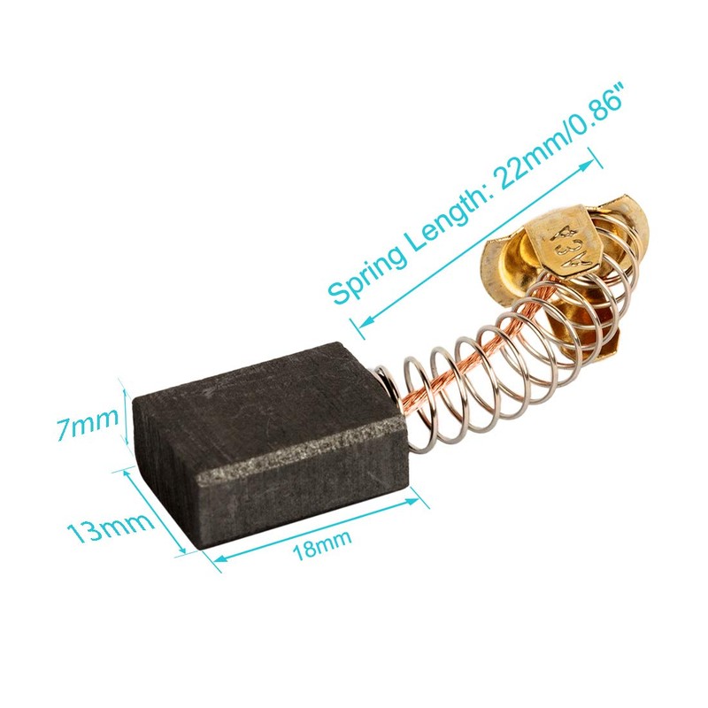 Sourcingmap Carbon Brushes for Electric Motor Replacement 18mm x 13mm