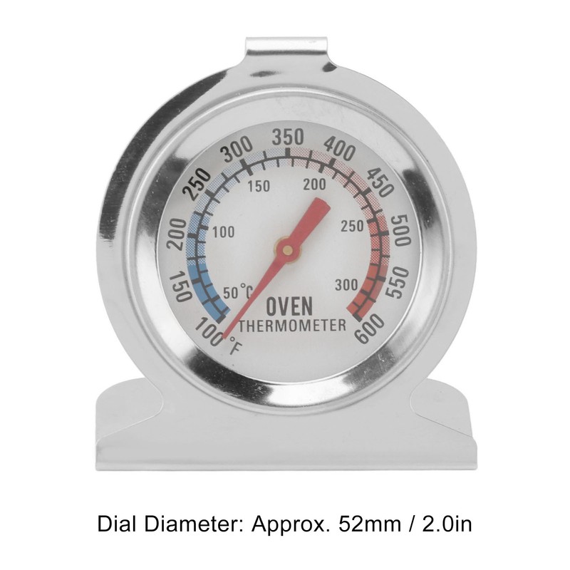 Oven Thermometer High Accuracy Heat Resistant Stainless Steel Thermometer for