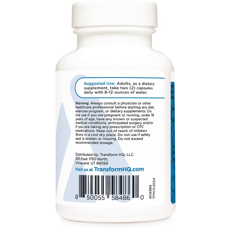 TransfromHQ Longevity Skin Support (28 Servings) - 56 Capsules