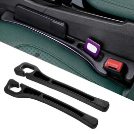 2 Pcs Car Seat Gap Filler No Drop Seat Guard Cars Side Gap Filler Organizer Gap Storage Solution Drop Seats Gap fillers Between Seats and Console Automotive Trays Bag for Car Stop Things from Dropping