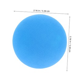 Generic 5pcs Eva Sponge Baseball Baseballs Competition Soft Softballs Soft Baseballs Baseball Party Favor Ball Practice Hitting Ball Practice Baseballs for Hitting Mini Sports Balls Blue