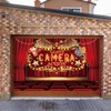 LOONELO Lights Camera Action Backdrop with 70.8"X43.3", Movie Party Night