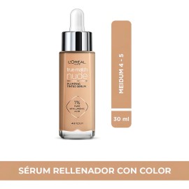 Sérum con Base de Maquillaje L'Oréal París True Match Tinted, Tono Medium 4-5 y Acabado Radiante de 30 mL