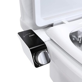 Self-Cleaning Retractable Non-Electric Dual Hidden Nozzle Bidet Attachment for Toilet Seat,Jet Spray for Toilet Bathroom Bidet Toilet Sprayer, Adjustable Water Pressure