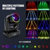 XPCLEOYZ 150W Moving Head Lights, 18-Facet Prism Stage Beam DJ