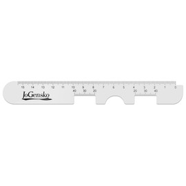 JoGensko PD Ruler, Pupil Ruler Printed 2 Sides for Left-Hand or Right-Hand Plastic Use, Pupillometers for Measuring Pupillary Distance (PD)
