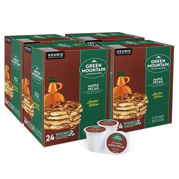 Green Mountain Coffee Roasters Maple Pecan, Single-Serve Keurig K-Cup Pods,