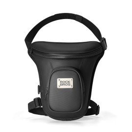ROCKBROS Leg Bag, Leg Pouch, For Motorcycles, Lightweight, Large Capacity, Abrasion Resistant, Multi-functional, Shoulder Bag, Adjustable Belt, Hip Bag, Storage for Small Items, Bicycle, Fishing,