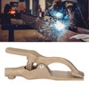 Welding Ground Clamp 35mm Opening Brass Good Conductivity Oxidation Resistance