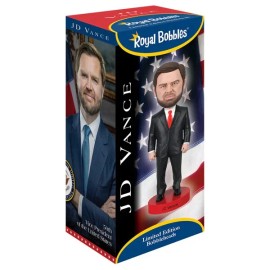 2025 JD VANCE VICE PRESIDENT ROYAL BOBBLES BOBBLEHEAD MAN CAVE CHRISTMAS GIFT